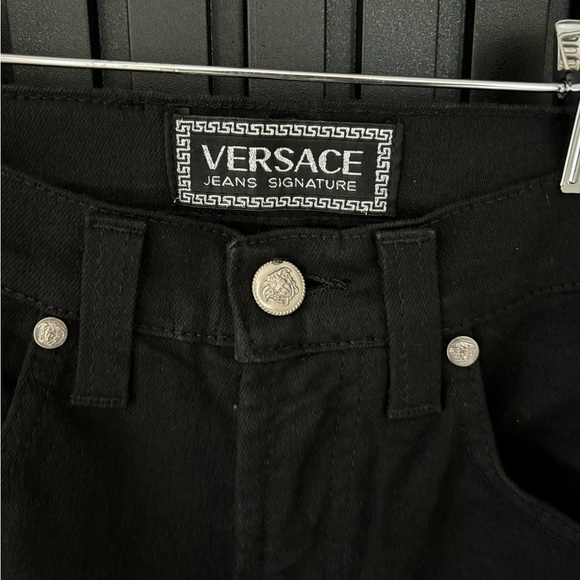 Versace jeans women’s stretch black pants | size 27 - Picture 4 of 13